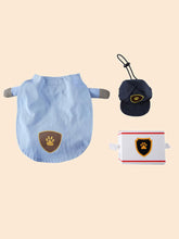 Load image into Gallery viewer, Pet Costume Fashion Courier Style Clothes Halloween Suit With a Hat Costume Apparel for Dog
