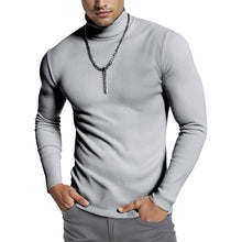 Load image into Gallery viewer, Striped Turtleneck Knit Sweater
