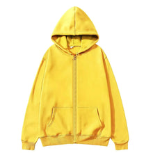 Load image into Gallery viewer, Men’s High Street Solid Zip-Up Hoodie
