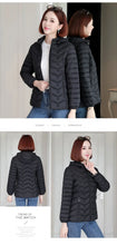 Load image into Gallery viewer, Women`s Winter Jackets Coats Overcoats Women Clothing Warm Slim Coat Lady Ultralight Jacket Female Windproof Parka Clothing
