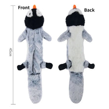Load image into Gallery viewer, Funny Simulated Animal No Stuffing Dog Toy with Squeakers Durable Stuffingless Plush Squeaky Dog Chew Toy Crinkle Pet Squeak Toy
