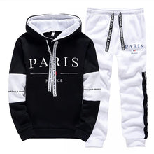 Load image into Gallery viewer, Men's Tracksuit 2 Pcs Sets Print Casual Hooded Sweatshirts Outdoors Sports Jogging Clothing Classic Fashion Single Hoodie Pants
