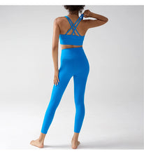 Load image into Gallery viewer, Women's Yoga Set Workout Set 2 Piece High Waist Yoga Leggings Sports Bra Gym Suit Activewear Sports Fitness Set Sports Suit

