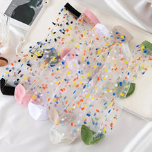 Load image into Gallery viewer, Sheer Lace Summer Spot Socks
