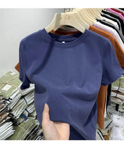 Load image into Gallery viewer, Women T Shirt Girls T-Shirt Woman Clothes Tops Cotton Tshirt Female Short Sleeve Spring Tee Sexy Y2k Top White

