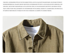 Load image into Gallery viewer, Vintage Cotton Cargo Shirt Jacket
