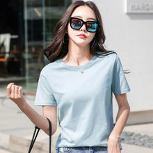 Load image into Gallery viewer, MRMT 2026 Brand New Women's Casual T-shirt White Pure Cotton Quality Short Sleeve Loose Women Fashion Tops Women T shirts Tees
