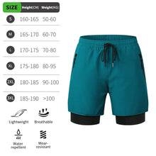 Load image into Gallery viewer, WOSAWE MTB Shorts Summer Men Cycling Shorts 2 in 1 Mountain Bike Padded Shorts Double Layer Downhill Bike Quick Dry Short Pants
