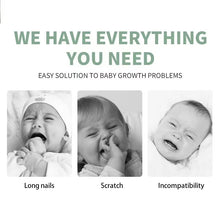 Load image into Gallery viewer, Baby Grooming Kit Baby Care Set BPA Free Cute Design Comb Brush Nail Clippers Scissors Safe Newborn Infant Grooming Tools
