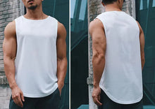 Load image into Gallery viewer, Men's Clothing Bodybuilding Gym T-shirts for Men Basketball Man Sleeveless Shirt T-shirt Vest Summer Clothes Tops Tees
