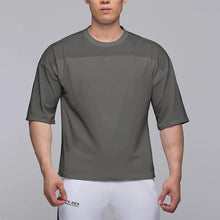 Load image into Gallery viewer, 2023 Summer Gym T-Shirts fitness Oversized Breathable Men T Shirt High Quality Bodybuilding Men Clothes Top Tee
