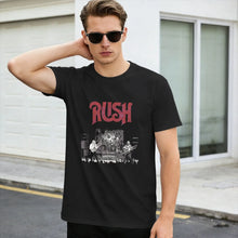 Load image into Gallery viewer, Men T Shirt Rush Band T Shirts Trendy Cool  Summer Tees Awesome Pure Cotton Clothing Birthday Gift,
