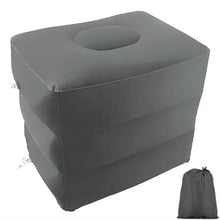 Load image into Gallery viewer, Kids Flight Sleeping Footrest Pillow Resting Pillow On Airplane Car Bus Pillow Inflatable Travel Foot Rest Pillow Foot Pad
