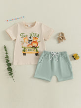 Load image into Gallery viewer, Toddler Dinosaur Birthday Outfit Set
