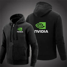 Load image into Gallery viewer, Zippered Printed Slim Hoodie

