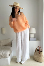 Load image into Gallery viewer, Off Shoulder Casual Knit Pullover
