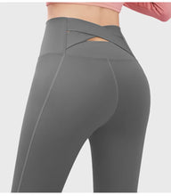 Load image into Gallery viewer, Yoga Pants For Women Elastic High Waist Cross Back Seamless Leggings Hip Lift Gym Tight Sportswear Fitness Sports Leggings
