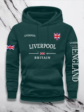 Load image into Gallery viewer, Britain Print Casual Pullover Hoodie
