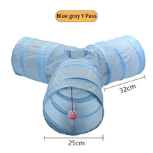 Load image into Gallery viewer, Cat Tunnel Pet Supplies Cat S T Pass Play Tunnel Foldable Cat Tunnel Cat Toy Breathable Drill Barrel for Indoor loud paper

