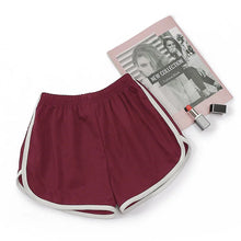 Load image into Gallery viewer, Women yoga Shorts Summer Outer Wear Mid-Waist Casual Loose Straight Pants Lady Stylish Thin Breathable Wide Leg Gym Short Pants

