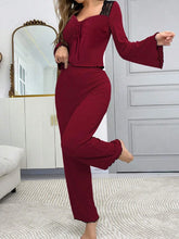 Load image into Gallery viewer, Soft Knit Autumn Pajama Set
