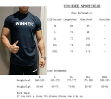 Load image into Gallery viewer, Men Muscle Shirt Slim Fit Bodybuilding Tshirt Men Workout Fitness Shirts Top Tees
