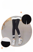 Load image into Gallery viewer, Girls Leggings Spring Autumn Casual Outerwear Pants 3-10Y Heart Pattern Ribbed Cuffs Kids Stretchy Tights Fashion Girls Bottoms
