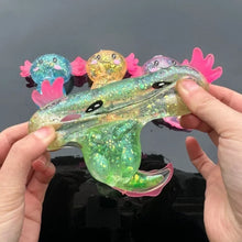 Load image into Gallery viewer, Colorful Salamander Maltose Fidgets Toys Squishy Malt Sugar Stretchy Axolotl Fun Squeeze Birthday Supplies Anti-Anxiety Gift
