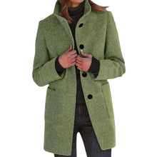Load image into Gallery viewer, Womens Wool Cardigan Coats With Pockets Ladies Lapel Long Jacket Coat Fashion Solid Casual Winter Jackets for Women Plus Coat

