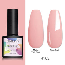 Load image into Gallery viewer, NAILCO 8ml Pink Red Colors Gel Nail Polish Nail Art Varnishes Gel Lacquer Coat LED Nails Manicure Design UV Gel Varnish Soak Off
