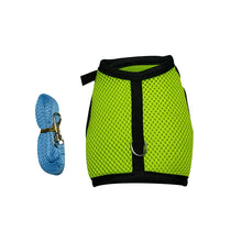 Load image into Gallery viewer, Pet Accessories Rabbit Harnesses Vest Leashes Set Soft Mesh Harness with Leash Small Animal Guinea Pig Hamsters Bunny Accessorie
