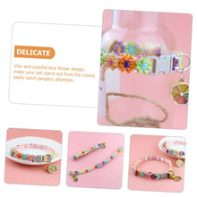 Load image into Gallery viewer, Pet Collar With Bell Cartoon Footprint Colorful Dog Puppy Kitten Collar Adjustable Safety Bell Ring Necklace Pet Accessories
