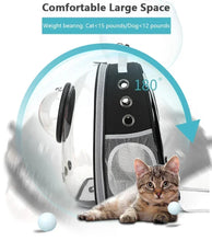 Load image into Gallery viewer, Pet Cat Carrying Bag Space Pet Backpacks Breathable Portable Transparent Backpack Puppy Dog Transport Carrier Space Capsule Bags
