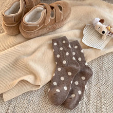 Load image into Gallery viewer, Polka Velvet Winter Socks
