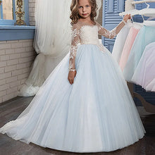 Load image into Gallery viewer, Lace Ball Gown Flower Dress
