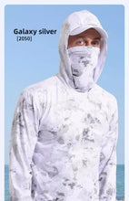 Load image into Gallery viewer, Hooded Design Fishing Shirt Summer Mask Lightweight Material Hooded Fishing Clothes Performance Fabric Outdoor Hoodie

