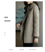 Load image into Gallery viewer, Minimalist French Wool Blend Coat
