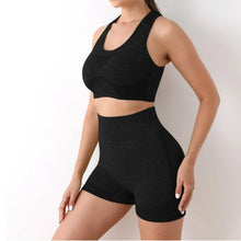 Load image into Gallery viewer, Yoga Set Gym Shorts Women Sport Bras Brassiere Workout Tops for Women Yoga Clothes Fitness Leggings Gym Set Seamless Yoga Sets
