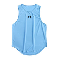 Load image into Gallery viewer, Summer Tank Top Mens Gym Fitness Training Clothing Quick Dry Silm Fit Bodybuilding Sleeveless Shirts Men Fashion Basketball Vest
