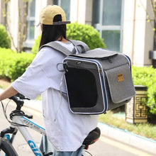 Load image into Gallery viewer, Bicycle Carrying Cat Bag Dog Bag Pet Bag Portable Backpack For Outdoor Use Suitable For Carrying Bicycles And Motorcycles
