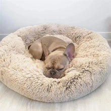 Load image into Gallery viewer, 40-90cm 6 Sizes Round Pet Bed for Large Dog Bed Super Soft Cat Bed Plush Dog House for Medium Dog House Winter Warm Sleeping
