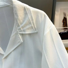 Load image into Gallery viewer, Minimal Casual White Shirt Men
