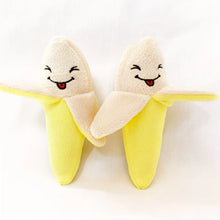 Load image into Gallery viewer, 10pcs Pet Teething Toys Puppy Chew Toys Puppy Teething Toys Stuffed Plush Puppy Dog Toys Squeaky Fruits Vegetables Design Toy
