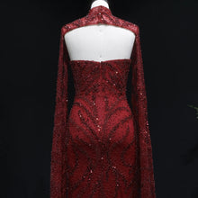 Load image into Gallery viewer, Sharon Said 2026 Luxury Evening Party Gowns Women' s Wedding Prom Dresses with Flowing Sleeves Elegant Mermaid SS663 Customized
