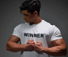 Load image into Gallery viewer, Men Muscle Shirt Slim Fit Bodybuilding Tshirt Men Workout Fitness Shirts Top Tees

