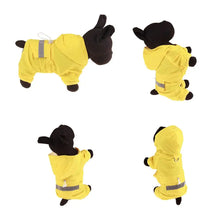 Load image into Gallery viewer, Pet Dog Raincoat Waterproof Puppy Cat Rain Coat Jacket Hooded Outdoor Rainwear Jumpsuit Clothes Small Medium Dogs Apparel
