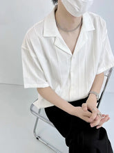 Load image into Gallery viewer, Striped Short Sleeve Shirt Men
