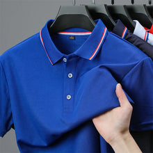 Load image into Gallery viewer, Men's Casual Solid Color Short Sleeve Polo Shirt 2025 Summer Fashionable Comfortable Versatile Top for Men
