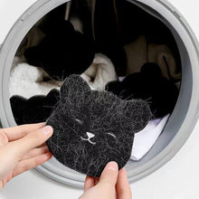 Load image into Gallery viewer, 2 /4 Sets Of Household Pet Hair Remover, Machine Washed Bear Sticky Sponge, Reusable, Suitable For Washing Machine, Dryer, Black
