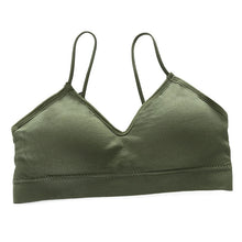 Load image into Gallery viewer, Women Sports Bras Fast Dry Elastic Padded Gym Running Skeep Bra Solid Color Fitness Yoga Sport Breathable Tops
